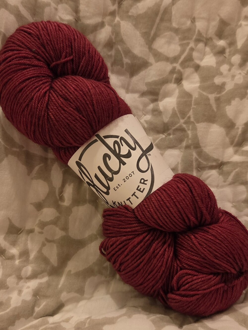 PLUCKY KNITTER TRAVELER SPORT YARN, 325 Yds, Extra Fine, Mulberry Silk